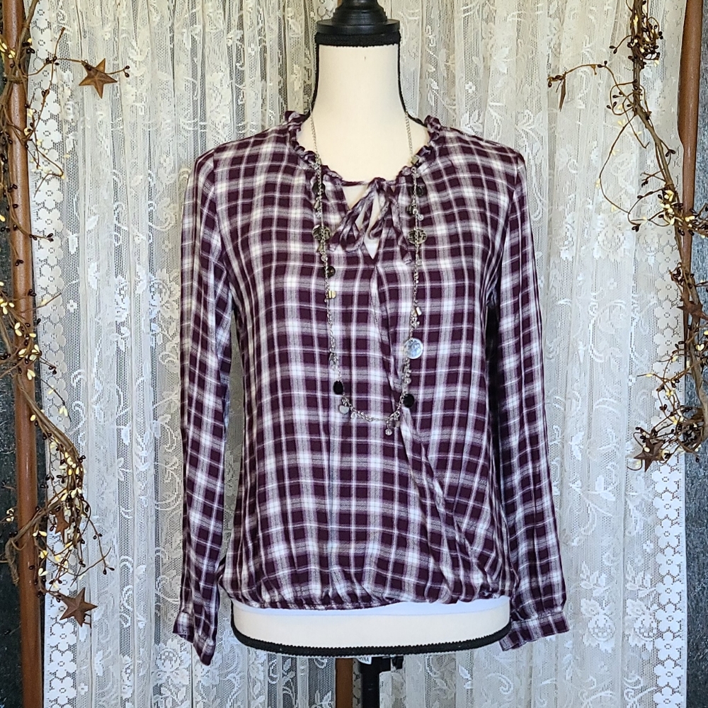 Knox Rose Faux Wrap Top